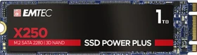 Emtec X250 SSD Power Plus 1TB, M.2 2280 / B-M-Key / SATA 6Gb/s