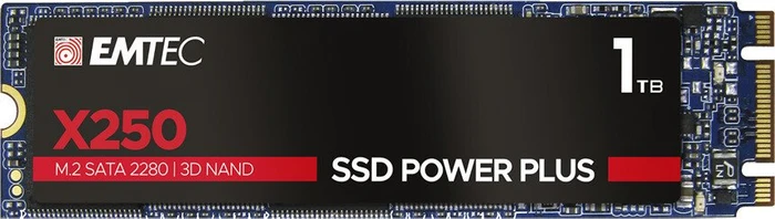 Emtec X250 SSD Power Plus 1TB, M.2 2280 / B-M-Key / SATA 6Gb/s