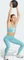 adidas Optime Full-Length Hose lang mint ton (Damen) Vorschaubild