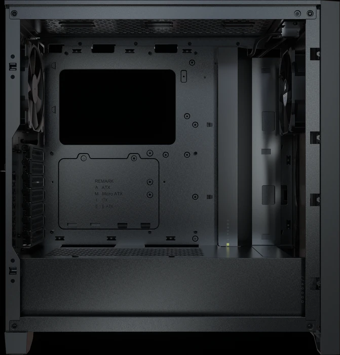 Corsair 4000D, schwarz, Glasfenster