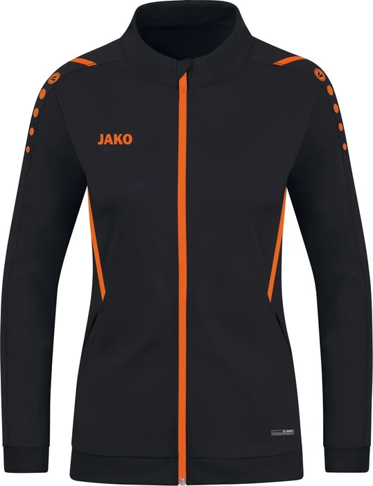 Jako Challenge Trainingsjacke schwarz/neonorange (Junior)