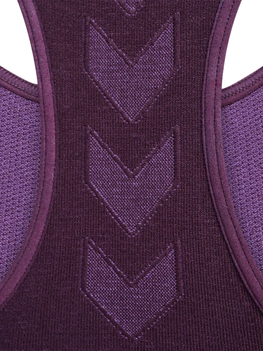 hummel Christel Sport-BH plum perfect/bellflower melange (Damen)