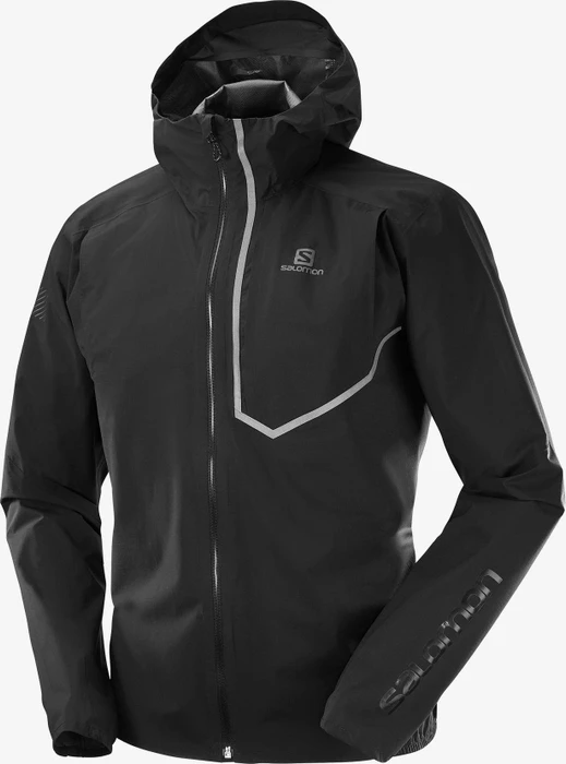 Salomon Bonatti Trail Laufjacke schwarz (Herren)