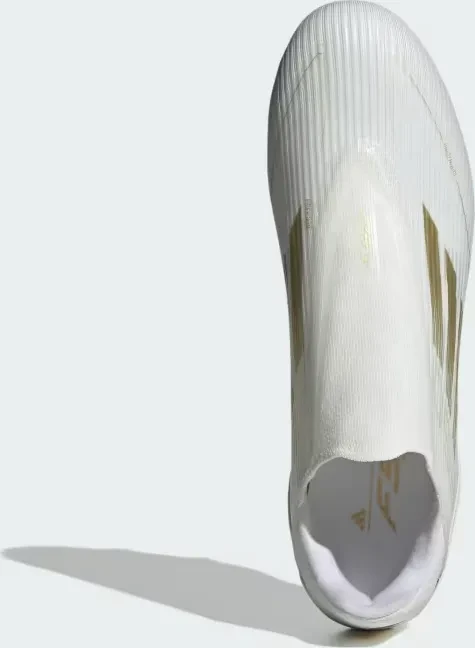 adidas F50 League Laceless FG/MG cloud white/gold metallic