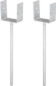Alberts Betonanker-Bodenhülse U-Pfostenträger 101mm