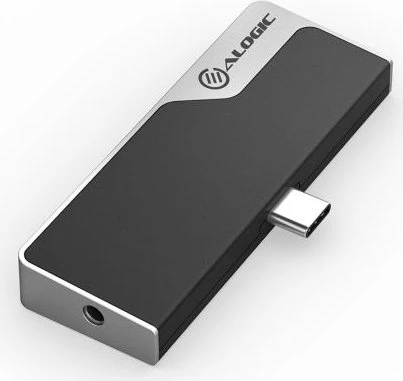Alogic Ultra Series USB-C Dock Nano Mini, Space Grey, USB-C 3.0 [Stecker]