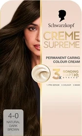 Schwarzkopf Creme Supreme Haarfarbe 4-0 natural brown, 60ml