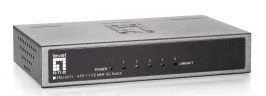 LevelOne FEU Desktop Switch, 5x RJ-45, 1x SC-Duplex