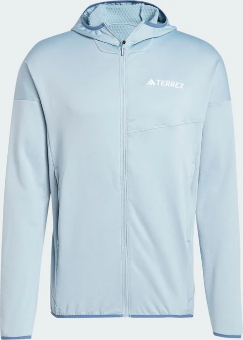 adidas Terrex Xperior Climawarm Light Fleece Hooded Jacke magic grey (Herren)