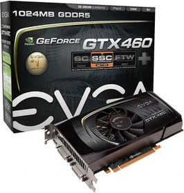 EVGA GeForce GTX 460 SSC+, 1GB GDDR5, 2x DVI, Mini HDMI