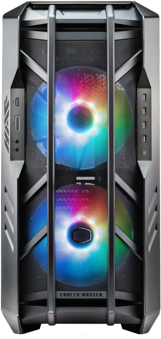 Cooler Master HAF 700, Titanium Grey, grau, Glasfenster