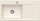 Villeroy & Boch Subway Style 60 Einbau Becken links mit Ablauffernbedienung crema (336202KR)