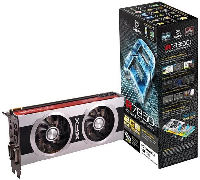 XFX Radeon HD 7850 DD, 2GB GDDR5, 2x DVI, HDMI, 2x mDP