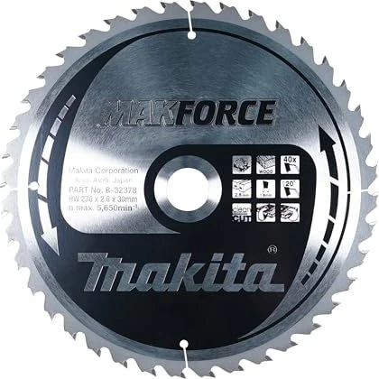 Makita MakForce Kreissägeblatt 40Z, 270x2.6x30mm, 1 Stück