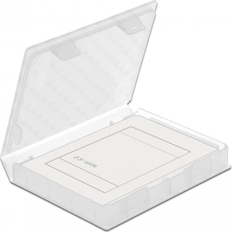 DeLOCK Protection Box for 2.5" HDD, 2.5", weiß