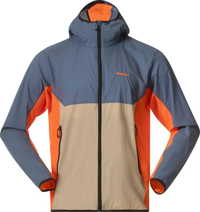 Bergans Vaagaa Windbreaker Funktionsjacke granite blue/warm sand (Herren)