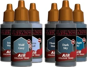Army Painter Warpaints Air Triad Desaturated Blue-Grey Farbset, 6-tlg.