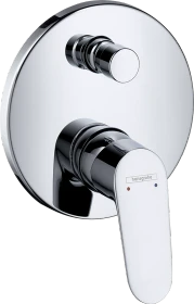 Hansgrohe Focus Einhebel-Wannenmischer Unterputz mit integrierter Sicherungskombination nach EN1717 für iBox universal chrom