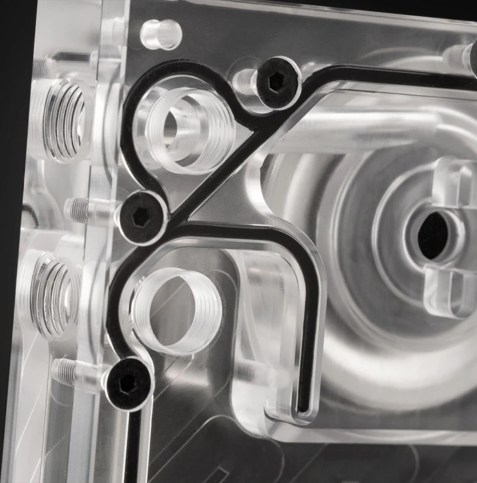 EK Water Blocks Quantum Line EK-Quantum Kinetic³ FLT 360 D5 PWM D-RGB, Acryl, inkl. Pumpe