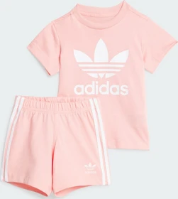 adidas Shorts T-Shirt Set semi pink spark (Junior)