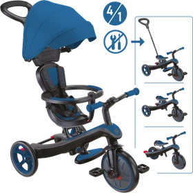 Globber Explorer Trike 4in1 neue Version royal blue