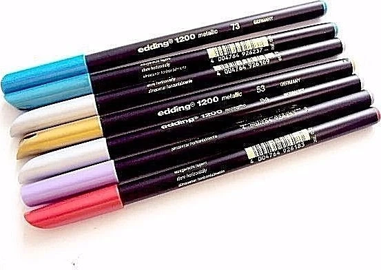 edding 1200 metallic gold, 10er-Pack