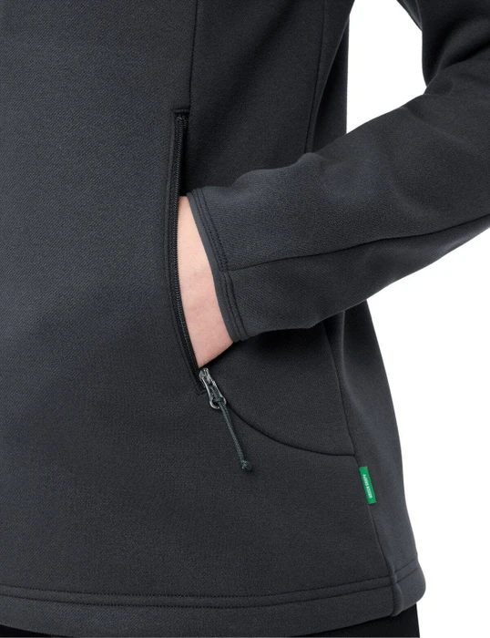 Vaude Idris Fleece Hoodie Funktionsjacke phantom black (Damen)
