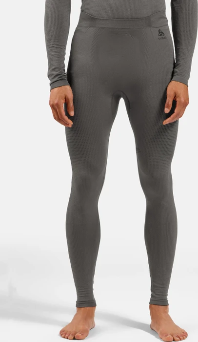 Odlo Performance Warm ECO Base Layer Hose lang grey melange/black (Herren)