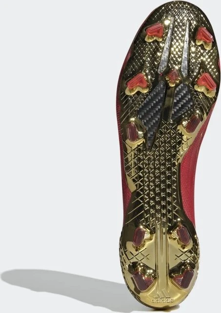 adidas X Speedflow+ FG vivid red/gold metallic/core black