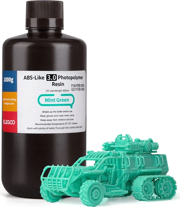 Elegoo ABS-like Resin V3.0 Mint Green, 1.00kg