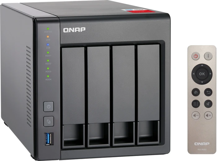 QNAP Turbo Station TS-451+, 8GB RAM, 2x RJ-45 1000Base-T, 2x USB-A 3.0
