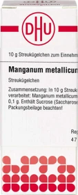 DHU Manganum metallicum D10 Globuli, 10g