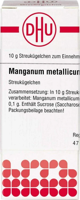DHU Manganum metallicum D Globuli