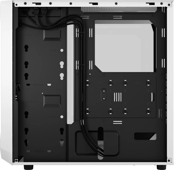 Fractal Design Focus 2, weiß, Glasfenster