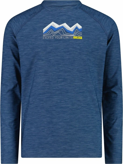 CMP Funktionsshirt langarm bluestone melange (Herren)