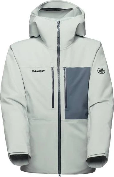 Mammut Stoney HS Thermo Hooded Skijacke silver sage/strata (Herren)