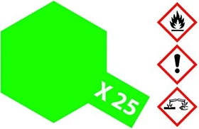 Tamiya Acrylic Paint X-25 clear green, 23ml