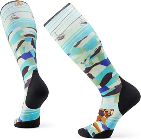 Smartwool Targeted Cushion OTC Bear Country Print Skisocken capri
