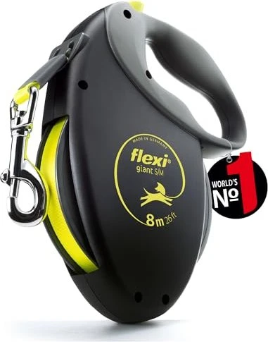 flexi Giant S/M, 8m, Gurt, 8m, Neongelb