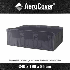AeroCover Schutzhülle für Gartenmöbel-Sitzgruppe 2400x1900x850mm
