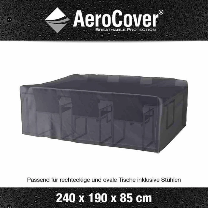 AeroCover Schutzhülle für Gartenmöbel-Sitzgruppe 2400x1900x850mm