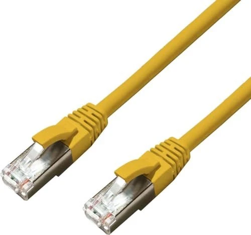 MicroConnect Patchkabel, Cat6a, S/FTP, RJ-45/RJ-45, 10m, gelb