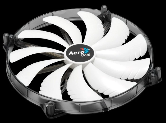 AeroCool Silent Master weiß, 200mm