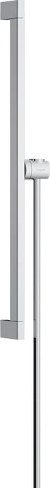 Hansgrohe Unica Brausestange E Puro 65cm mit Easy Slide Handbrausehalter und Isiflex Brauseschlauch 160cm chrom