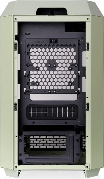 Thermaltake The Tower 250 Matcha Green, grün, Glasfenster, Mini-ITX