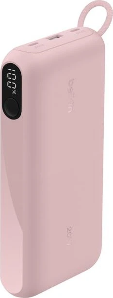 Belkin BoostCharge Powerbank 20K mit Display rosa