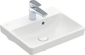 Villeroy & Boch Avento Handwaschbecken 45x37x18cm, mit Überlauf, weiß alpin ceramicplus