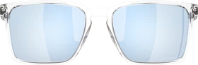 Oakley Exchange polished clear/prizm sapphire polarized