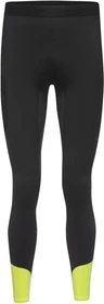Gore Wear Concurve Thermo Hybrid Tights Laufhose lang black/neon yellow (Herren)