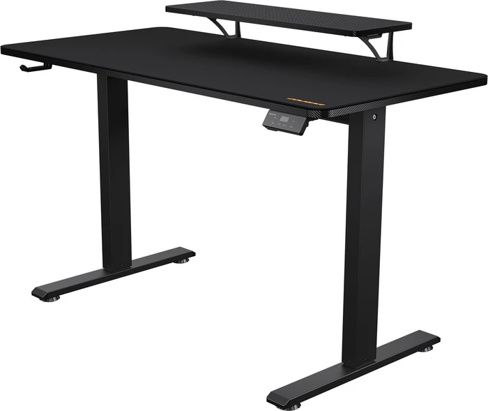 Cougar E-Star 120 Gaming Desk elektrisch höhenverstellbarer Sitz-Steh-Schreibtisch 120x60cm schwarz/schwarz